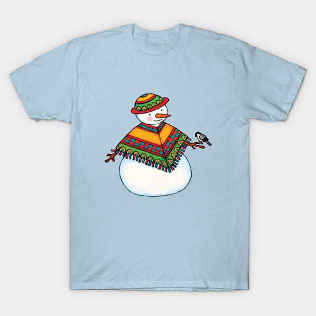 Snow Woman T-Shirt by Parakeet Moon